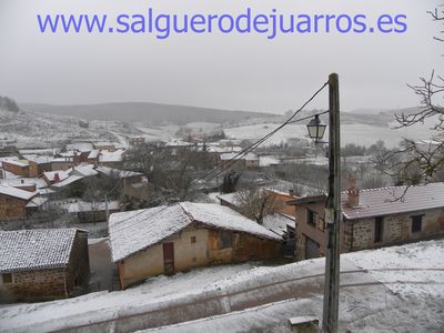 Desde la iglesia hacia el pueblo.
